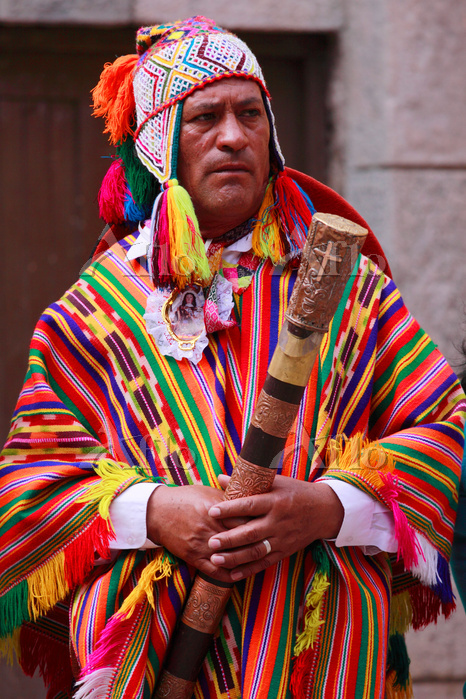 ペルー民族衣装ポンチョ