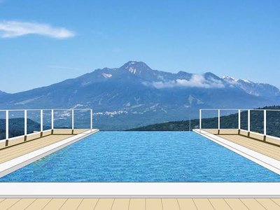 海に溶け込むように広がるインフィニティプール - 星のや沖縄星野リゾート