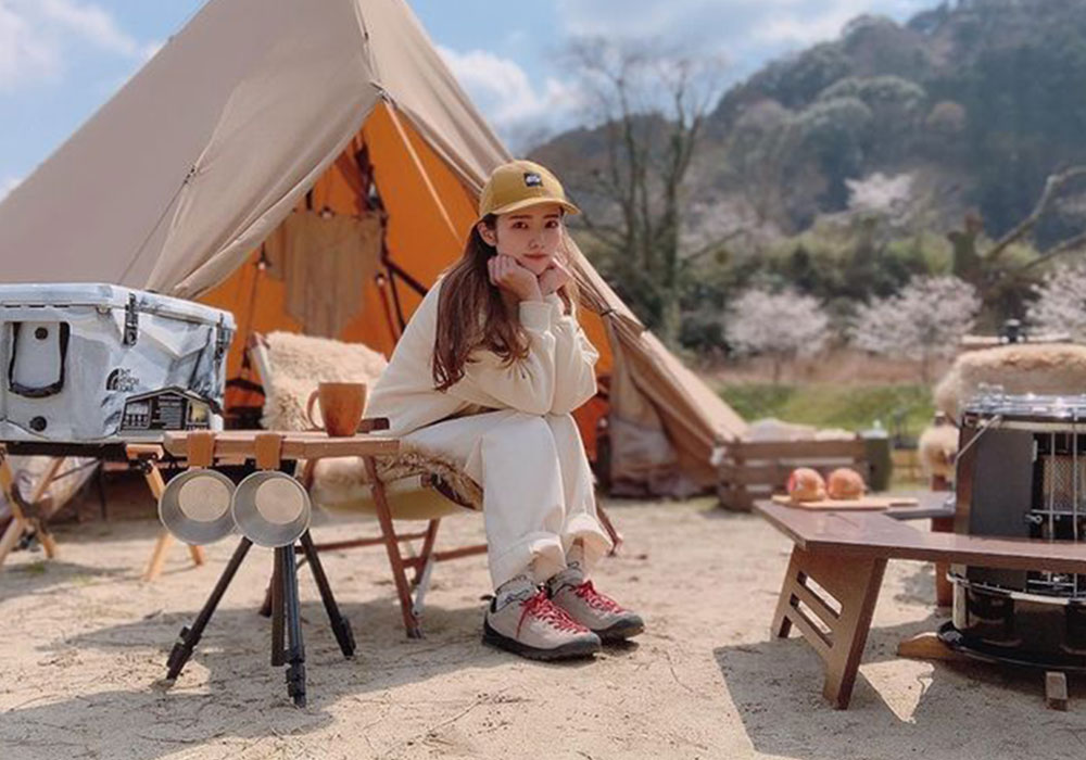 レイアウトにこだわれば、キャンプはもっとおしゃれに楽しめる