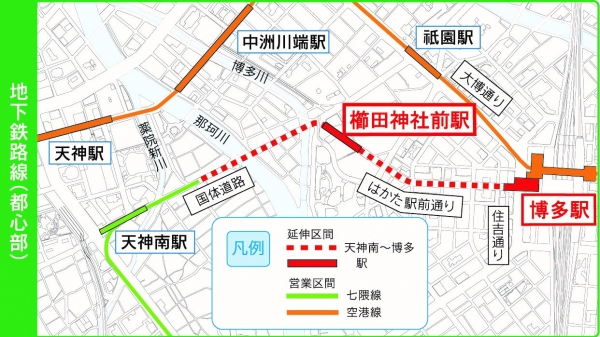 fuw494-Fukuoka Map 鉄道線電車路線図 福岡市主催東亜勧業博覧会絵葉書資料館