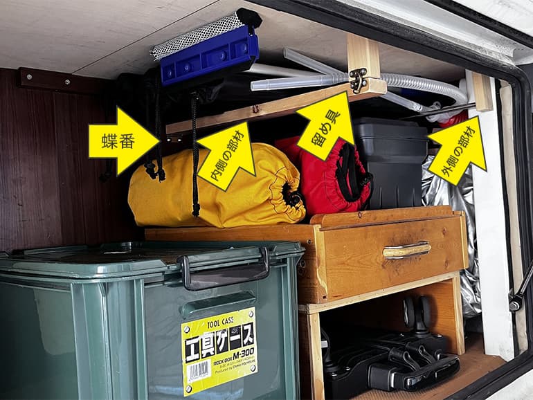 キャブコン歴10年が実践 車中泊で収納しにくい荷物を整理整頓するコツDRIMOキャンピングカ