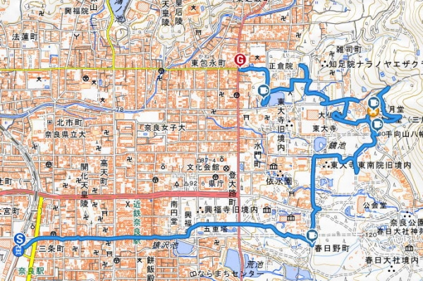 奈良公園 春日大社・東大寺 駐車場