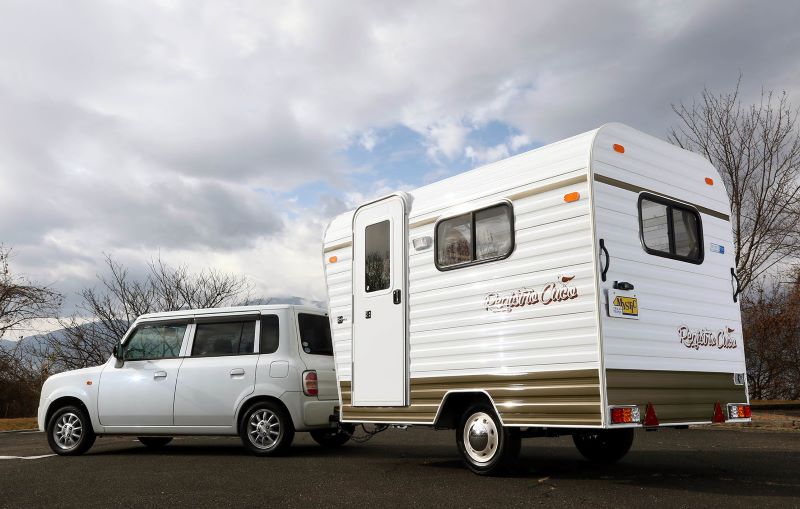 自作キャンピングトレーラー出動❗️ゴン太くん