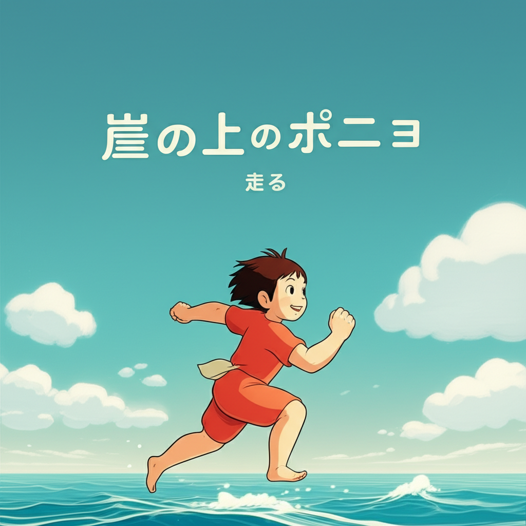 Amazon.co.jp: 108ピース 崖の上のポニョ 波の上を走る