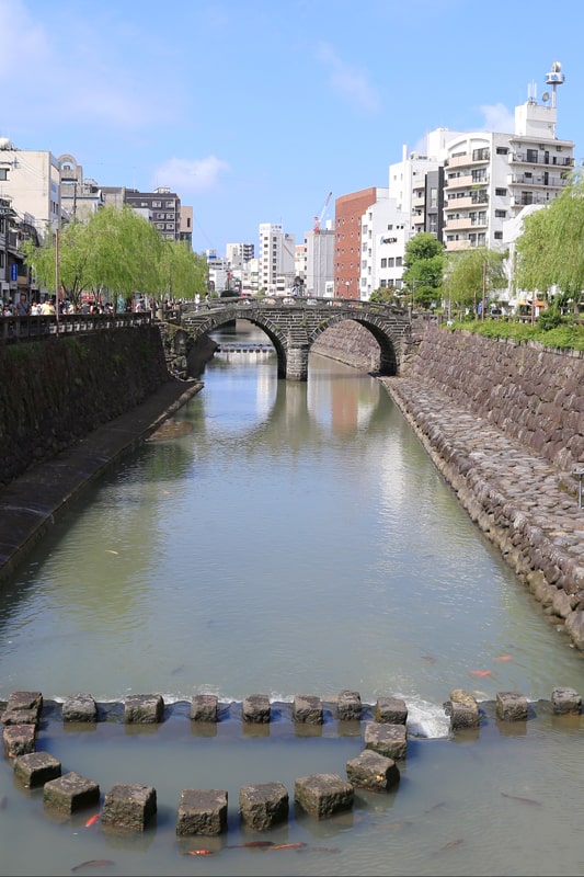 長崎さんぽ♪ 眼鏡橋のハートストーンはどこにあるの？ :