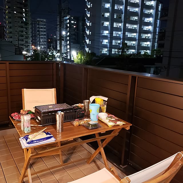 自宅マンションベランダでアウトドア BBQをしよう♪ 「マンションベランダBBQ」！ - こだわり「キャンプ