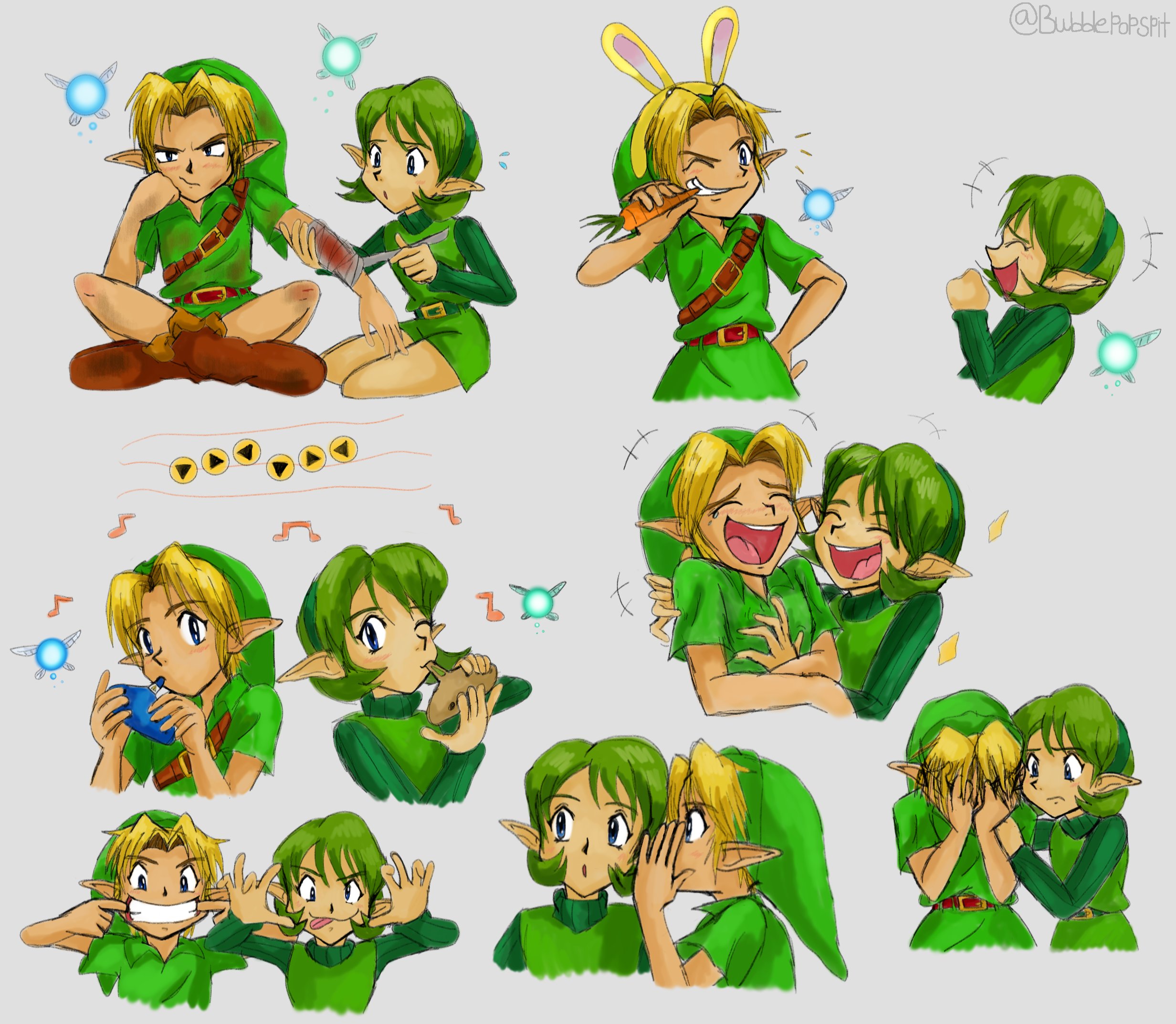 ゼルダの伝説 時のオカリナ3D ＞ 迷いの森 -