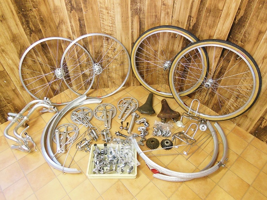 自転車ビンテージパーツ希少価値ビンテージOMEGA自転車ホイールクイックリリース前後セット