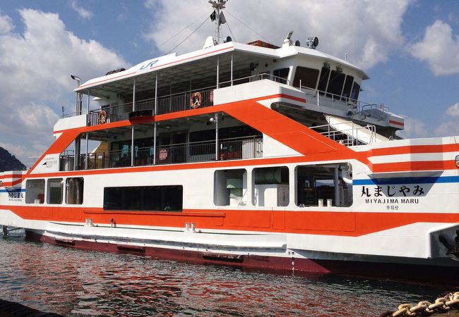 乗り場案内宮島松大汽船