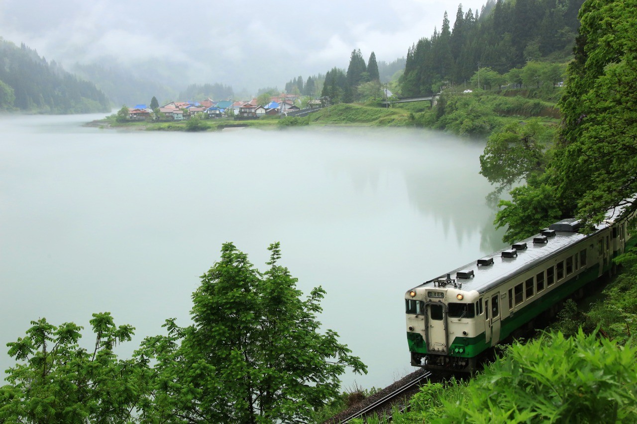 福島絶景旅 初夏の只見線を撮ってきた！ 第一只見川橋梁 船着き場