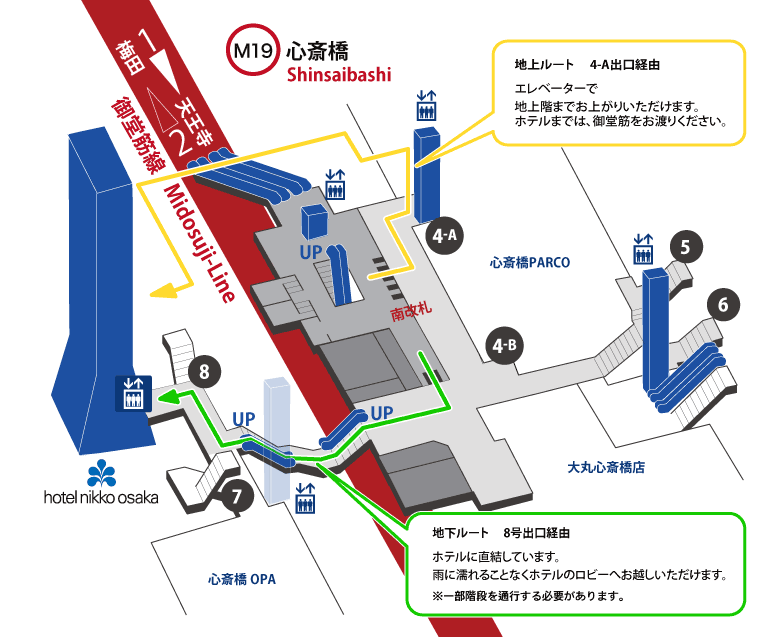 大阪万博会場の夢洲駅に便利な大阪メトロ中央線沿いのおすすめホテルだれどこ