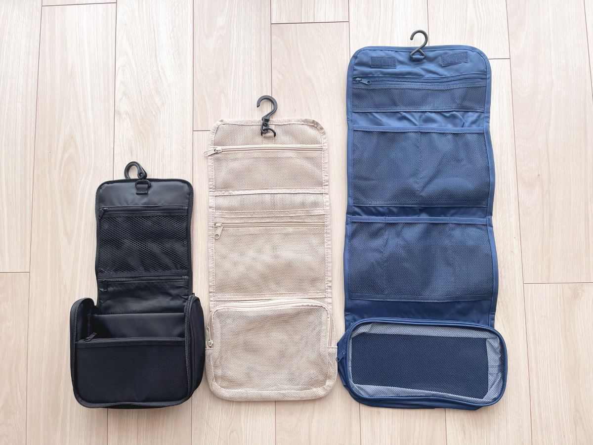 ダイソー 旅行で使いたくなる!!トラベルバッグが6点も入って見やすくて優秀 beachmama- エキスパート