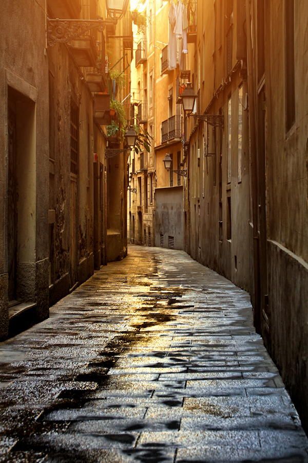 海外の路地裏の写真素材9017640- PIXTA