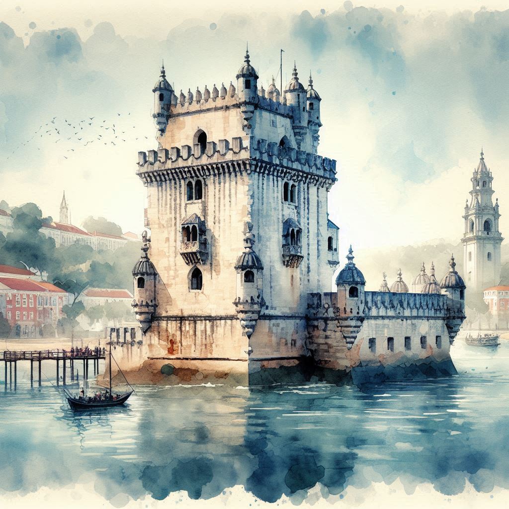 世界遺産 リスボンを代表する観光スポットのひとつ、ベレンの塔 – おりべいら