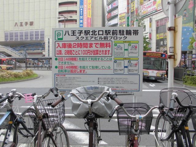 自転車駐輪帯・サインラック八王子市公式ホームページ