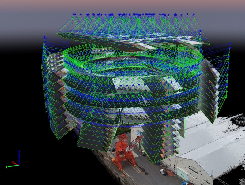 ドローンによるオルソ画像制作株式会社高知官材