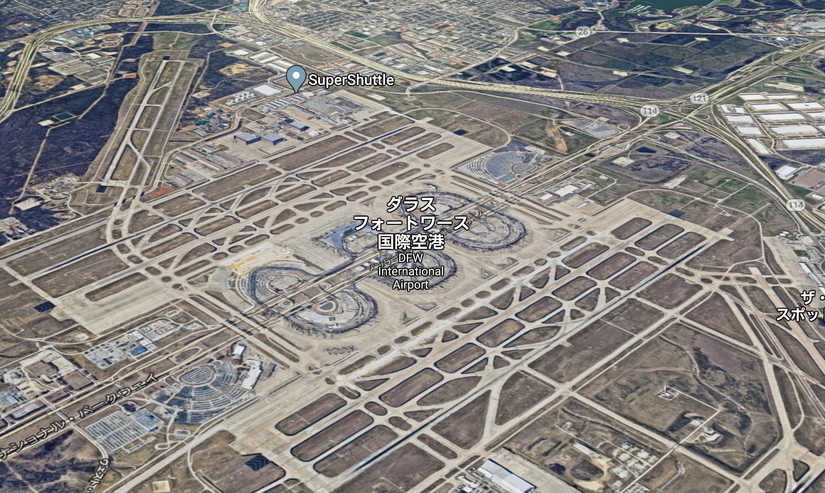 元米空軍基地だった、キング・ファハド国際空港の敷地は世界最大で、300平方キロメートル、ニューヨーク市と同じくらいの広さ なんだ。でも、もっといい比較対象はデンバー国際空港で、スタテンアイランドくらいの大きさだよ。 : r geography