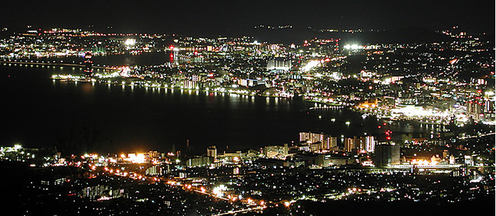 滋賀の夜景壁紙・写真