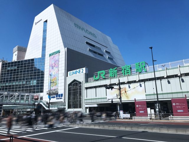 JR新宿駅の構内情報マップ