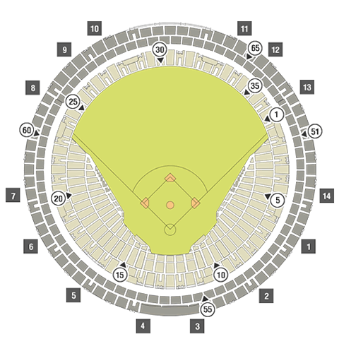 京セラドーム座席からの見え方は？ライブキャパやアリーナから見える？会場ブログ