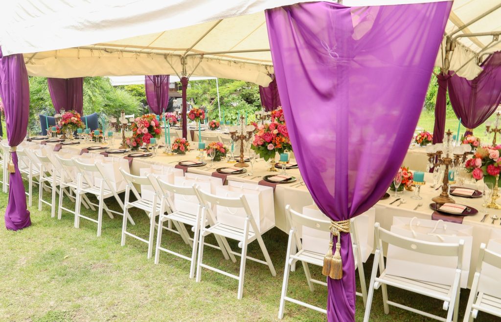 ザ・カハラ オーシャンフロント ガーデンウェディングLAZY SUSAN Wedding