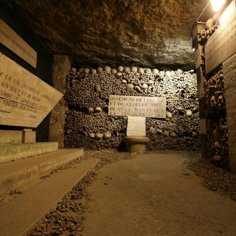 パリのカタコンベ：ガイド付きツアー 即日発券楽天トラベル 観光体験