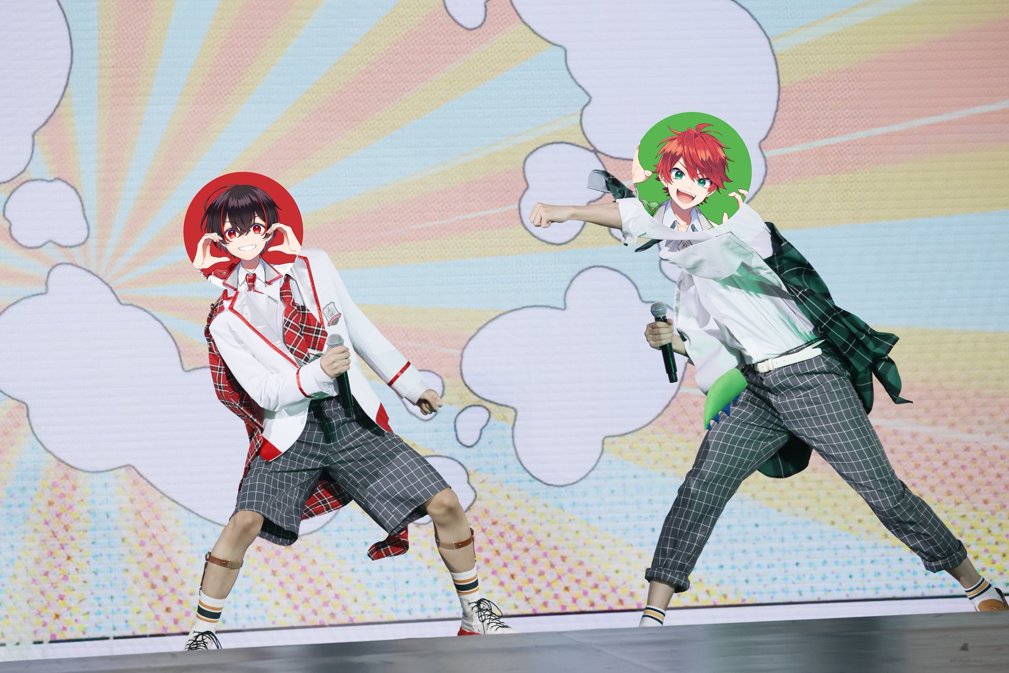 グッズ-スタンドポップ カラフルピーチ Premium Peach