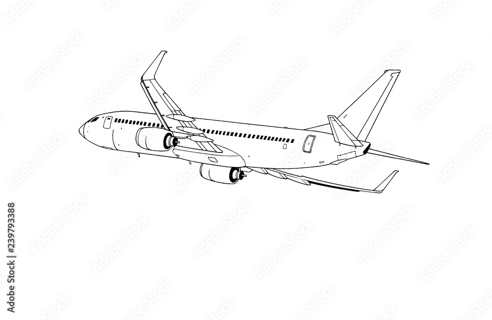 331 飛行機4コマ漫画