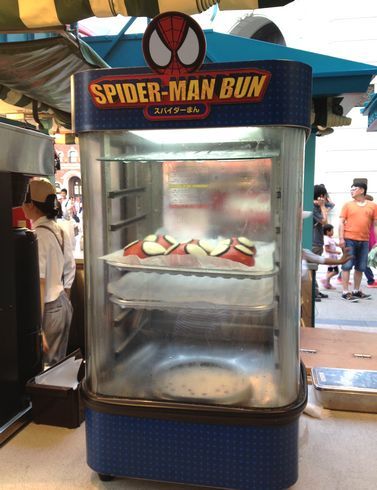 USJ スパイダー肉まんに、キティまん、キャラクターまんを食べてみた