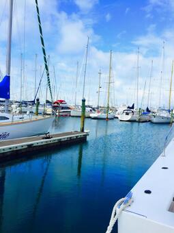 フリー写真海に浮かぶヨットとトロント街並みでアハ体験GAHAG著作権フリー写真・イラスト素材集 - GAHAG著作権フリー