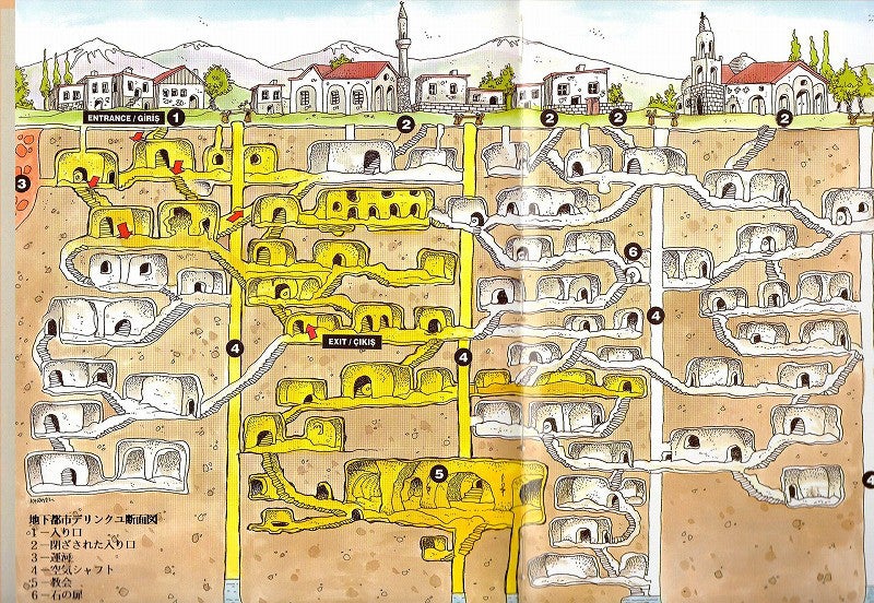 カッパドキアの地下都市とは？謎に包まれた歴史と観光のポイントを解説トルコ旅行・トルコツアー おすすめプラン満載の ターキッシュエア＆トラベル