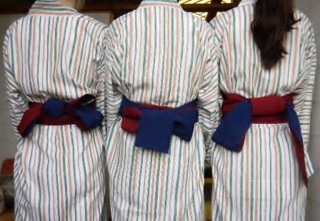 綺麗に見せる温泉浴衣、帯の結び方 – 青華きもの学院