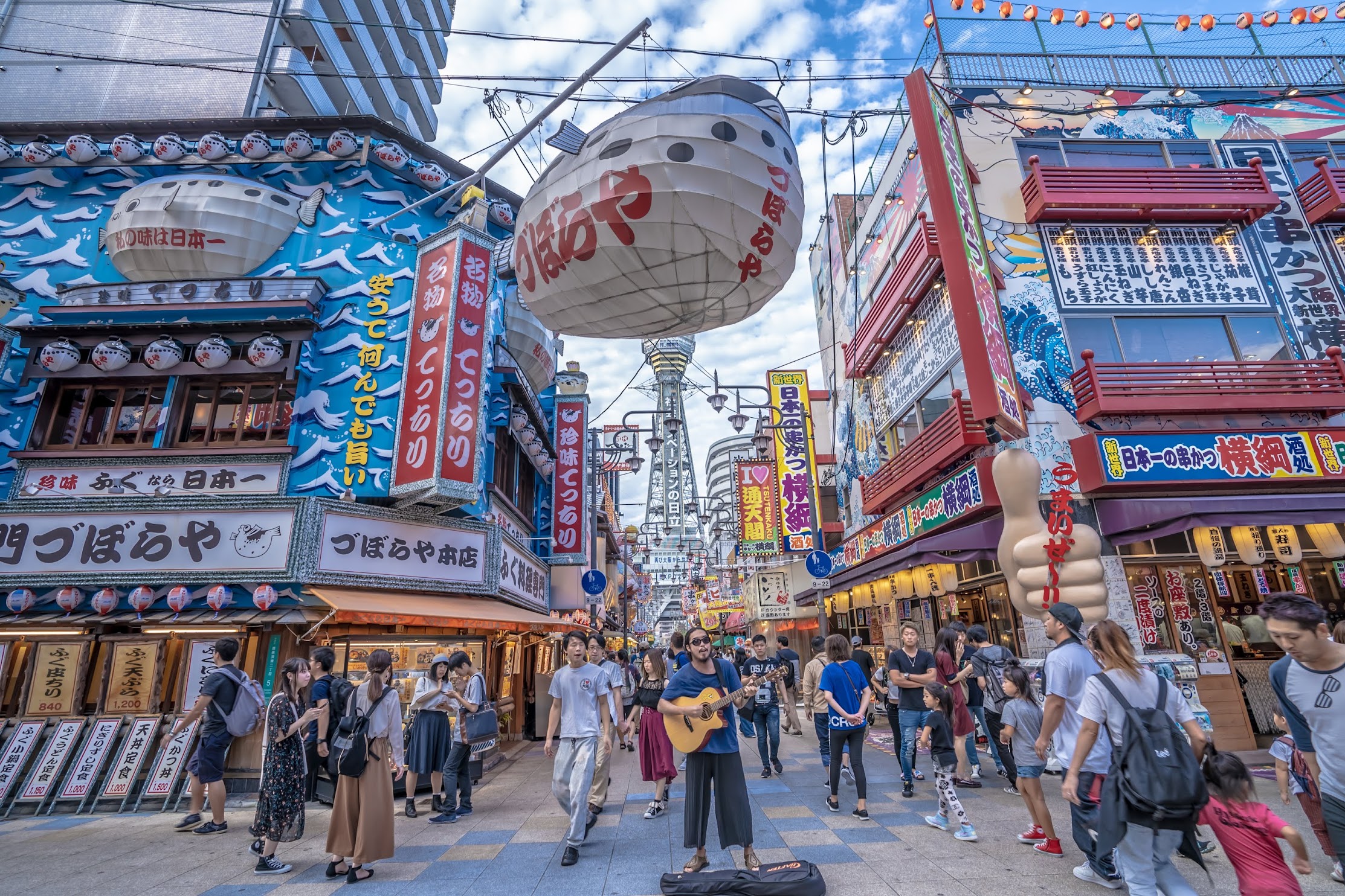 大阪新世界通天閣完整攻略、景點、美食整理@來一球叭噗