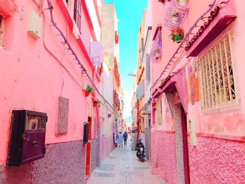 モロッコ カサブランカ カサブランカの街並みと安宿 : ふたりたび.net