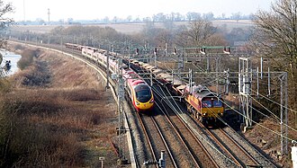 2080年のロンドン発高速鉄道路線図 : r