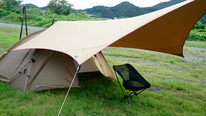 ソロ用ギアで小川張りのテスト 堀之内貝塚 FUNEさんのキャンプブログ