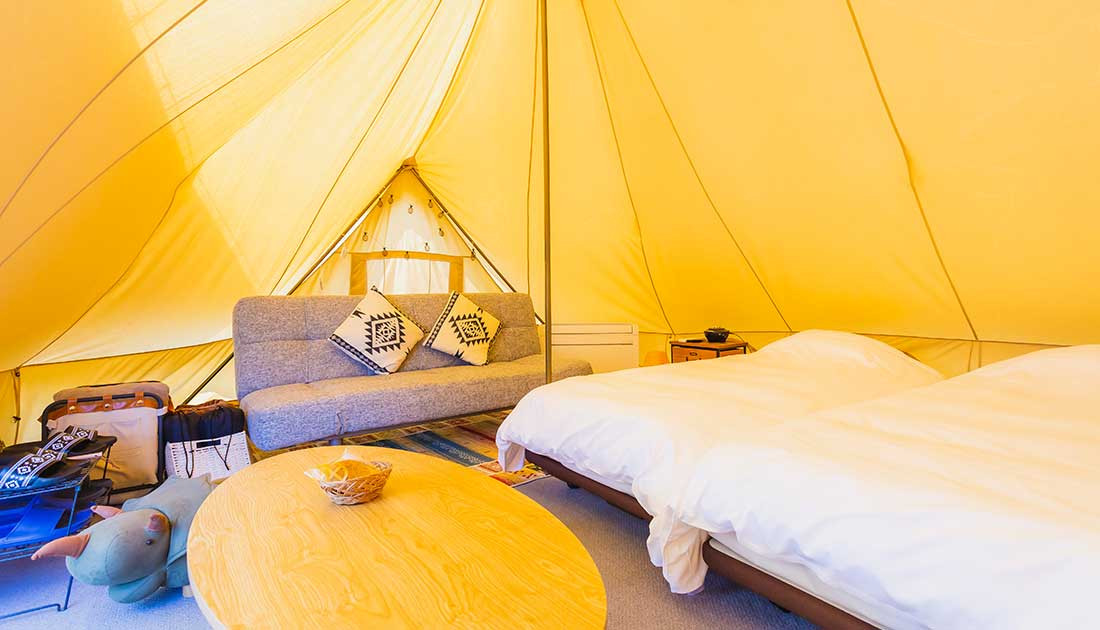 犬と泊まれる！グランピング 宿泊券 1泊2食付き 1名様分吹上浜フィールドホテル