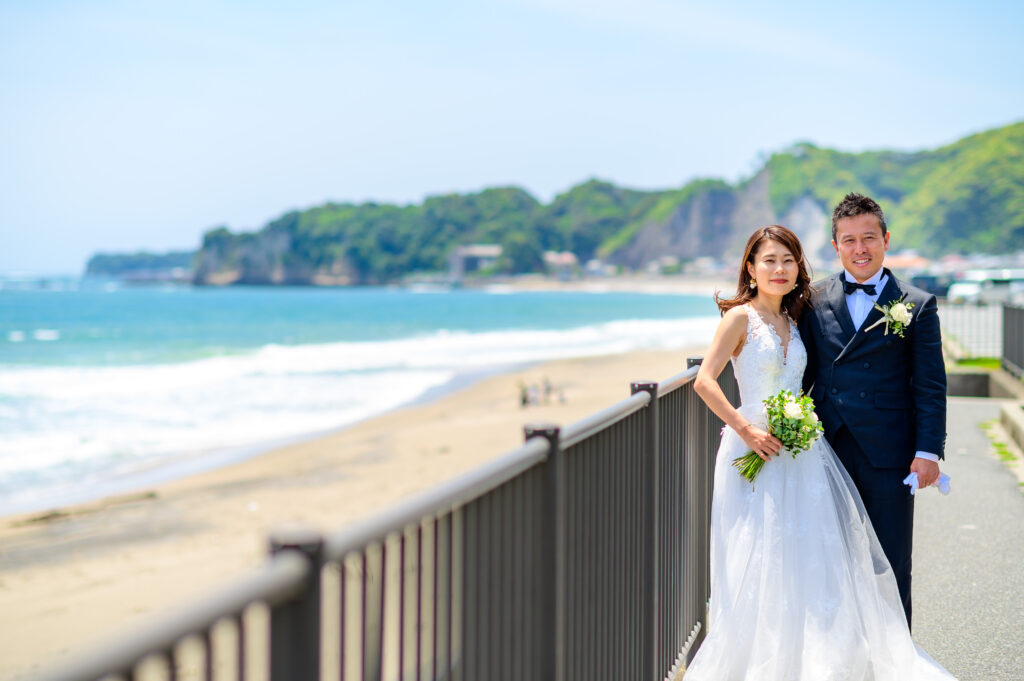 小浦海岸 千葉の前撮り事例前撮り写真＆結婚式のムービー撮影 PICNIKOピクニコ