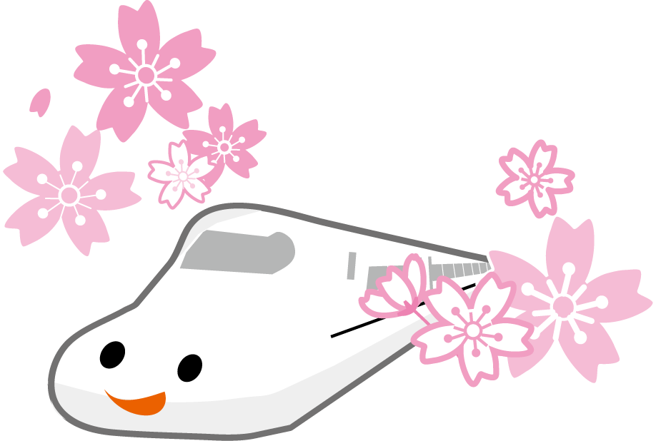 新幹線のぞみの側面のイラスト - ONWAイラスト