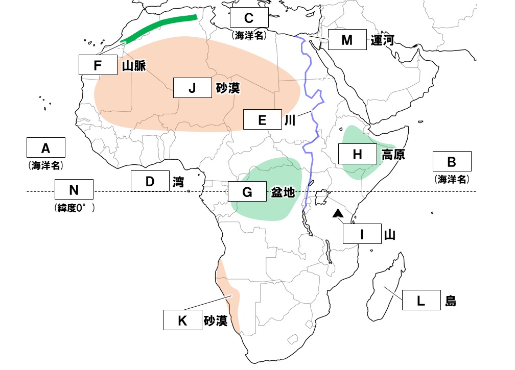 アフリカ, d-maps.com: 無料地図,