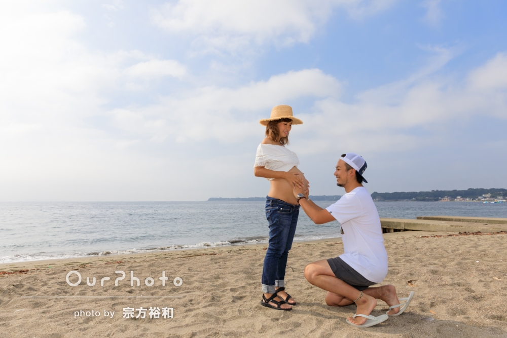 ビーチ マタニティーフォトSmilePhotoPlus沖縄ロケーションフォトカメラマン