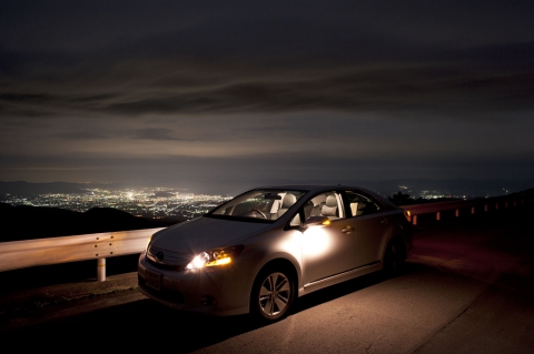 福島県でクルマから夜景を眺められるスポット