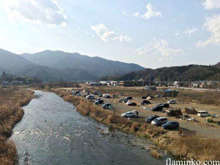 神奈川・無料 自宅を引き払い車上生活の58歳が中津川河川敷で焚き火と車中泊DRIMOキャンピングカ