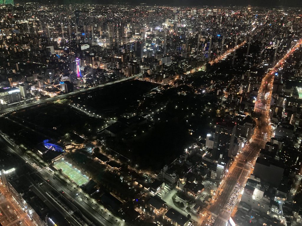 2015年2月 あべのハルカスからの夜景 天王寺駅・通天閣ｎＫアーカイブ