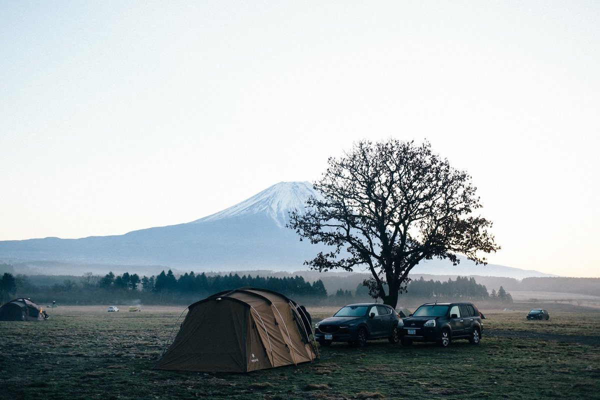上手なキャンプ写真