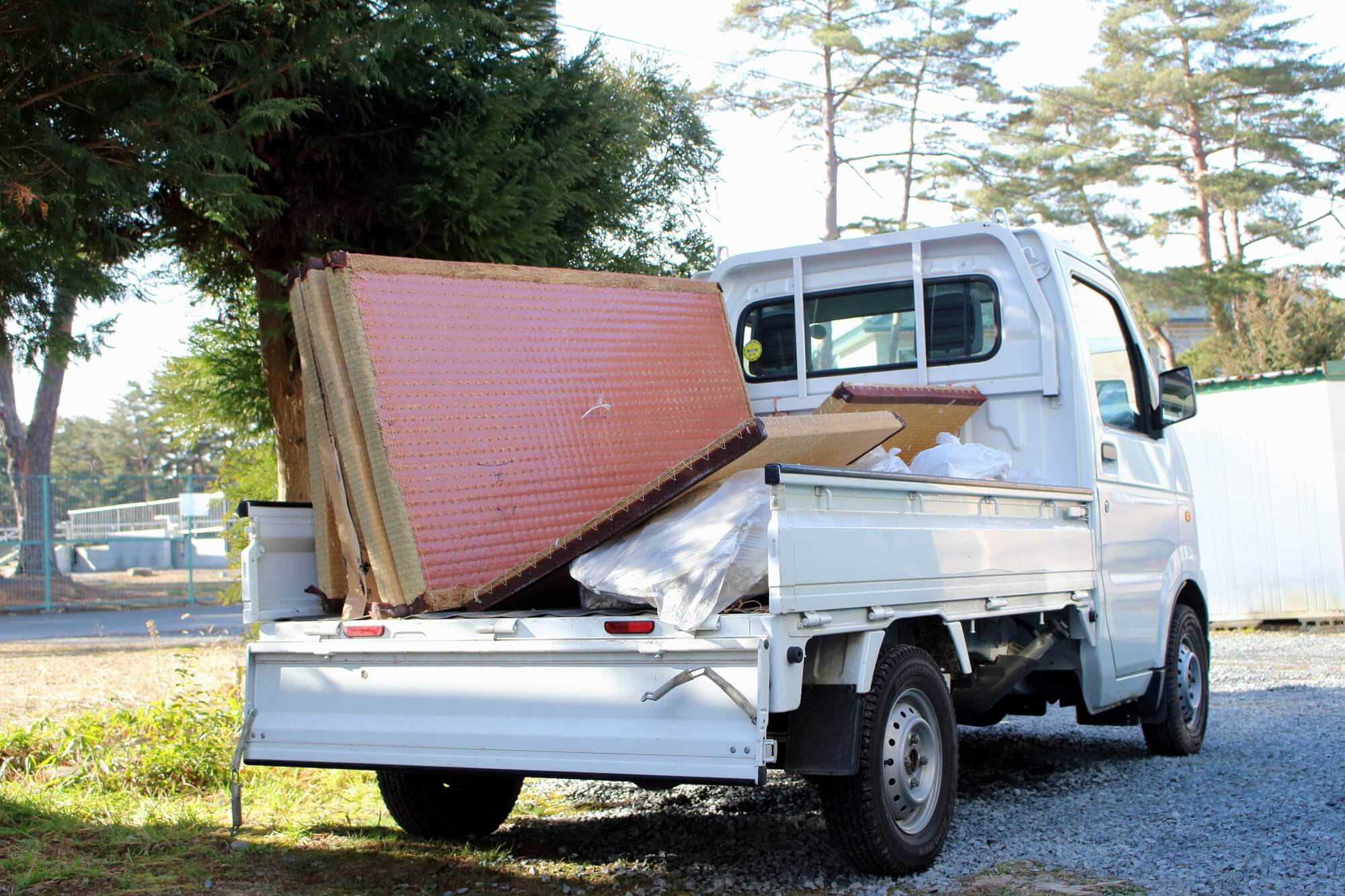 軽トラキャンピングカーを作る練習を始めました大多喜わんぱくキャンプ場