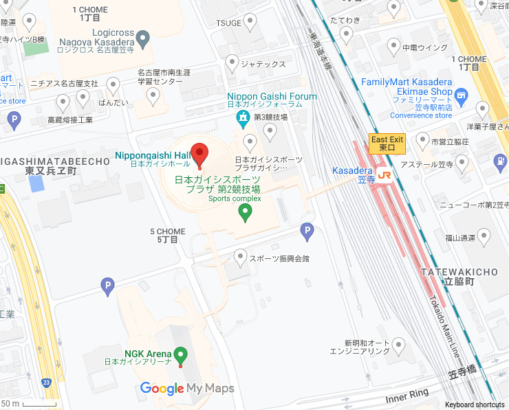 日本ガイシホール アクセス 電車・車での行き方・料金・時間をエリア別に徹底比較した！アキチャン -akippa