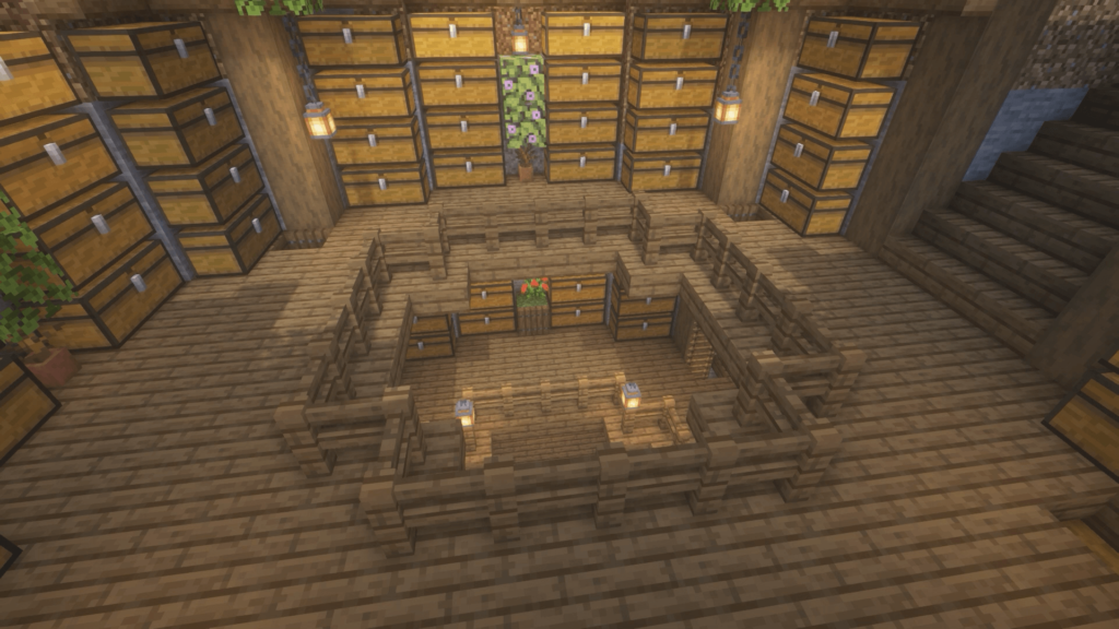 Minecraft 工業団地に倉庫をつくる - Minecraft街発展にっき