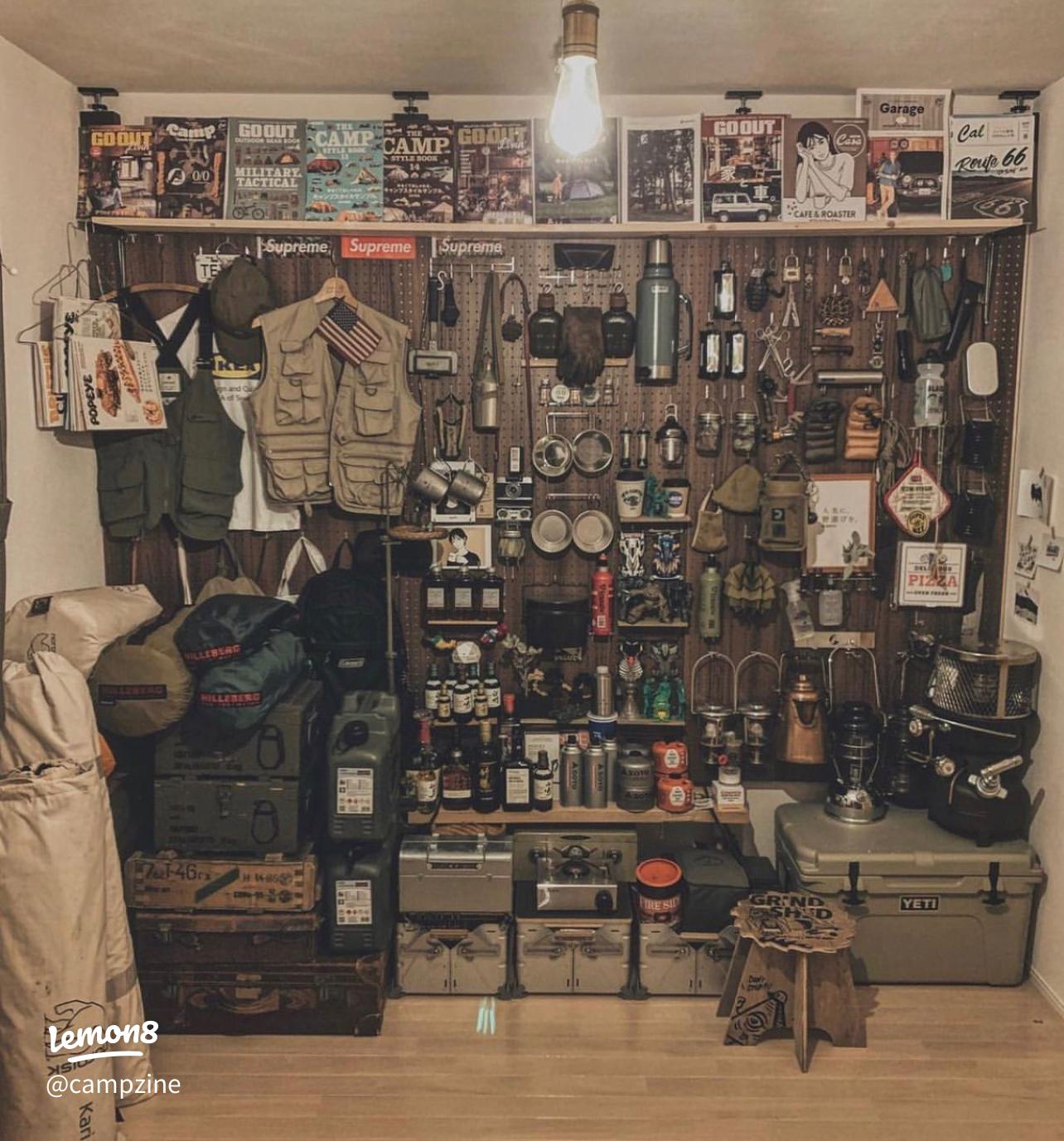 みんなのギア収納 家でのおしゃれなキャンプギア収納術まとめ！後編キャンプ大好き！CAMPIC キャンピック