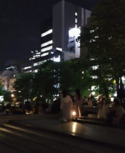 南池袋公園の夜桜がライトアップされてインスタ映えらしいので行ってみた池袋デート.com